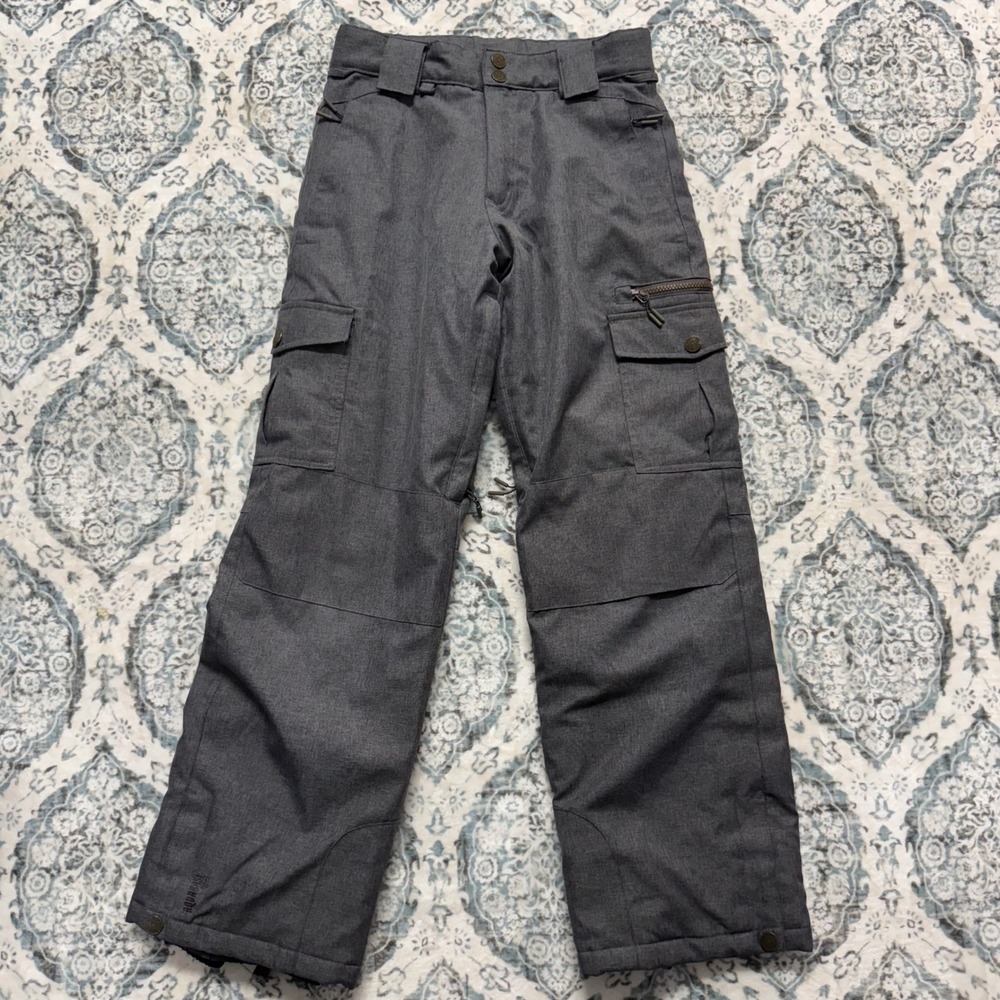 Firefly Aquabase Snow Pants Grey Snow boarding Skiing‎  Cargo Lined